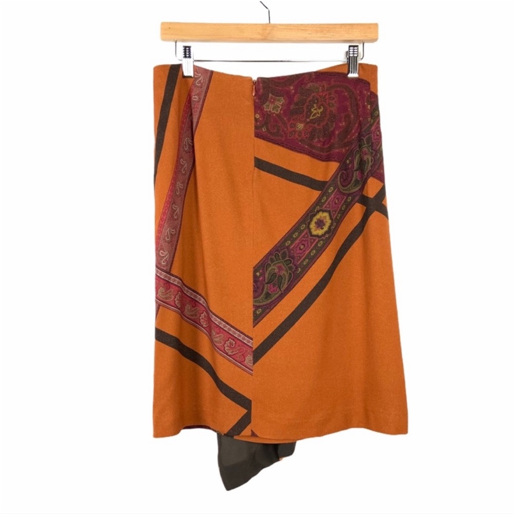 Authentic Etro skirt. Beautiful paisley rust fabric. - Picture 2 of 6